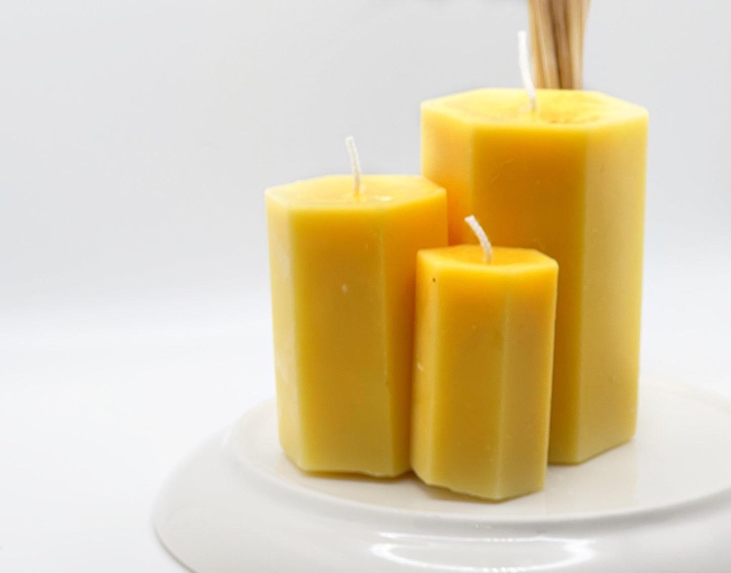 HEXAGONAL PURE BEESWAX