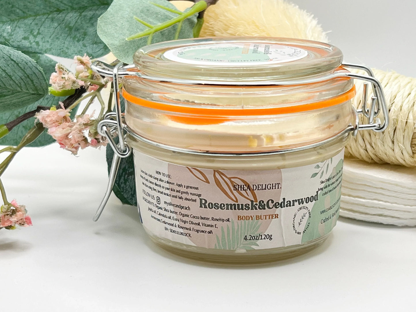 SHEA DELIGHT- CEDARWOOD & ROSE MUSK