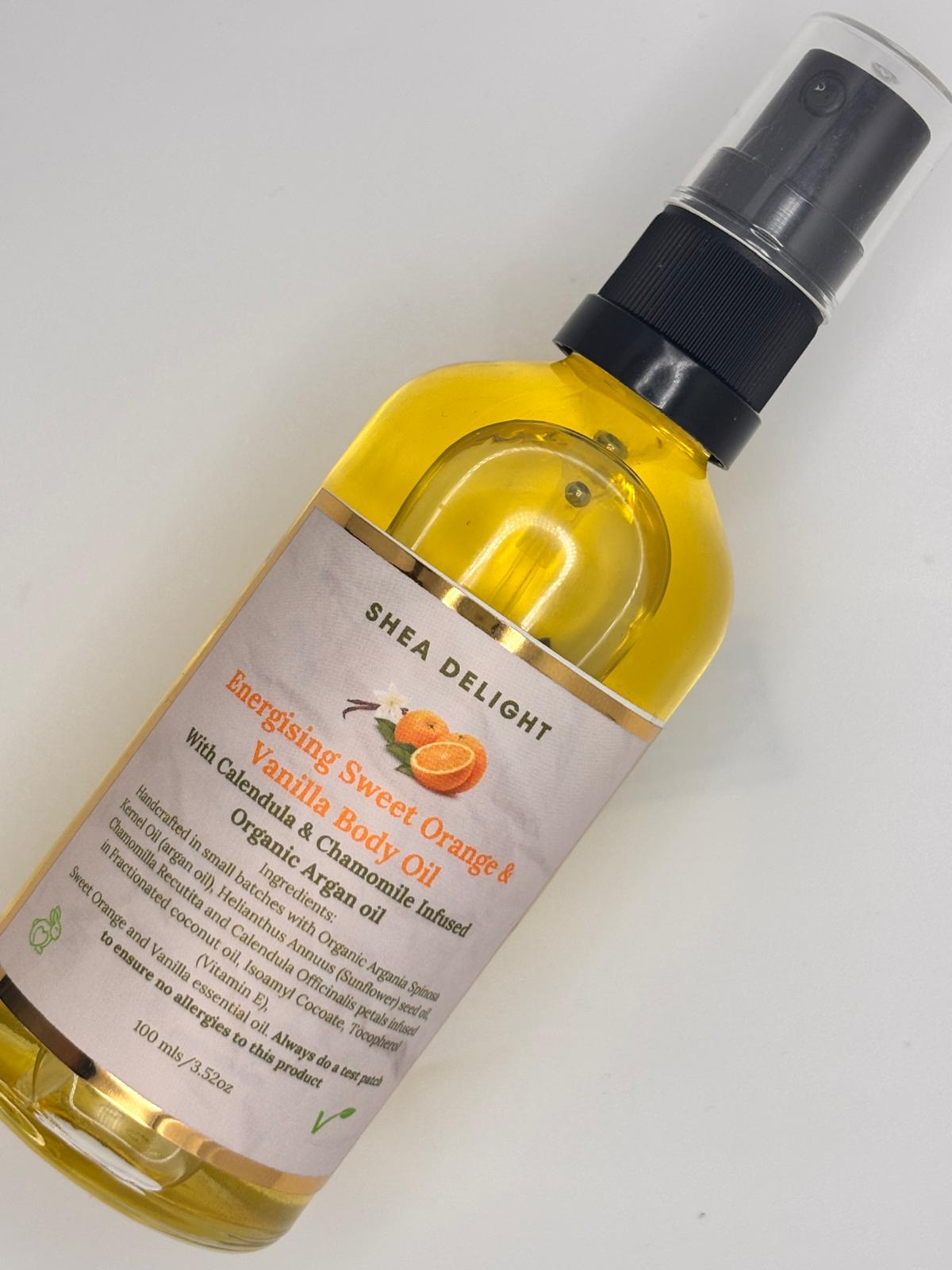 Calendula & Chamomile Infused Argan Body Oil