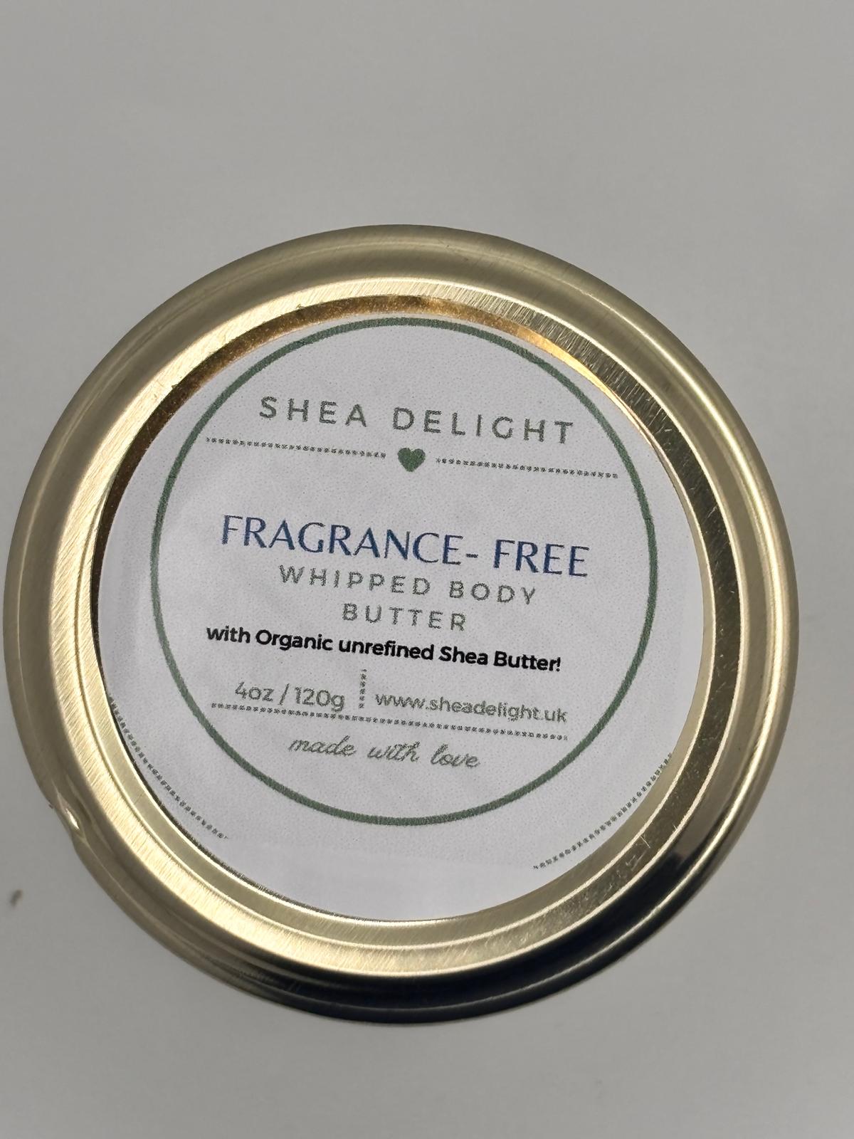 Fragrance-Free whipped Body Butter