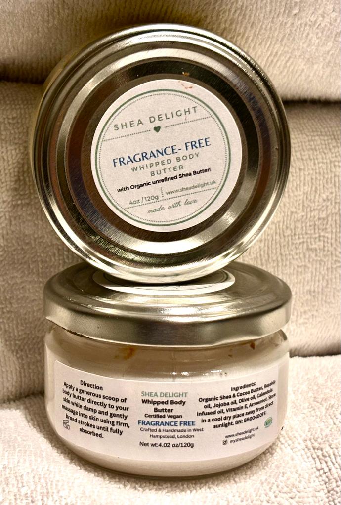 Fragrance-Free whipped Body Butter