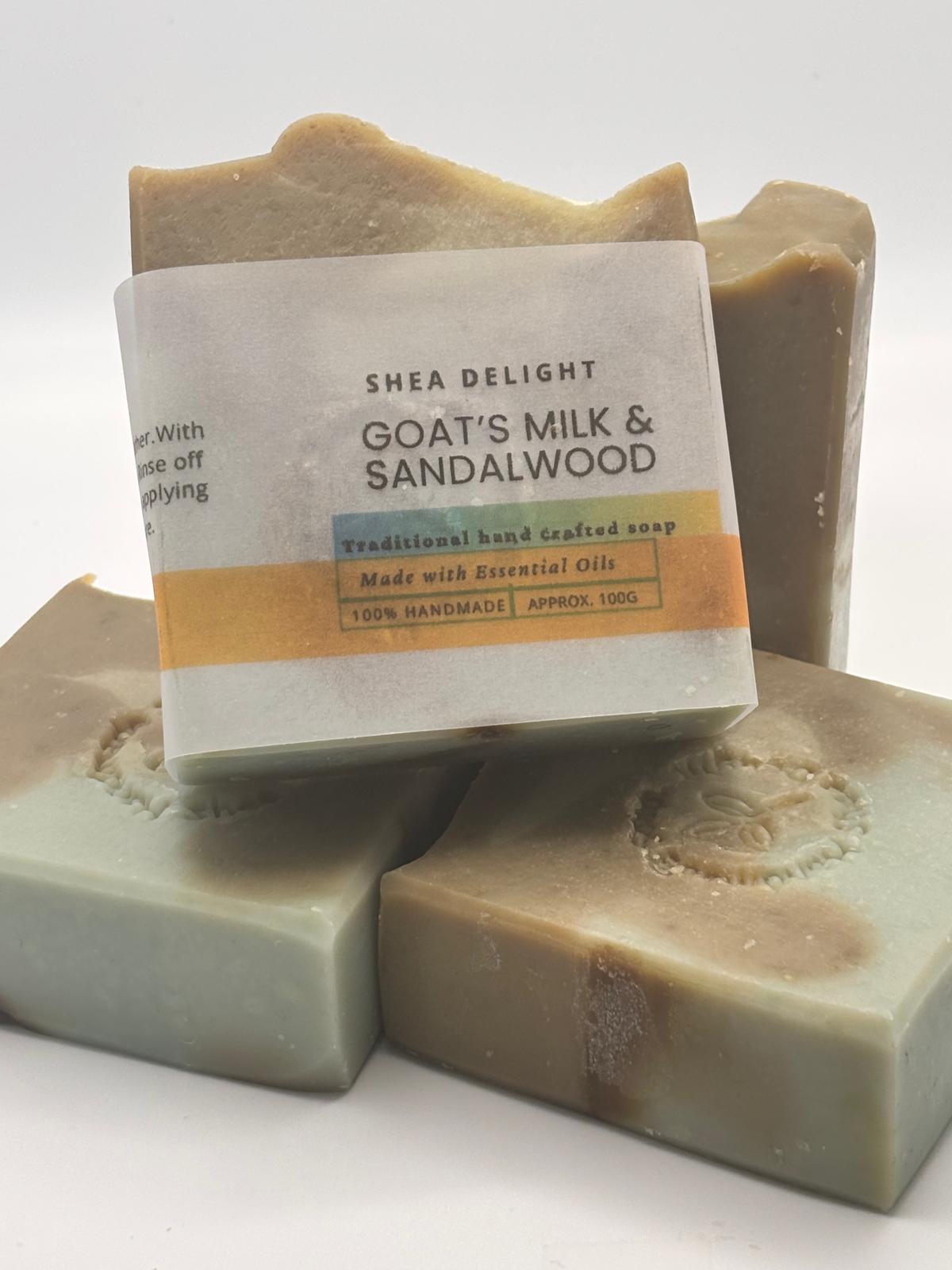 Goat's Milk & Sandalwood Handmade Soap