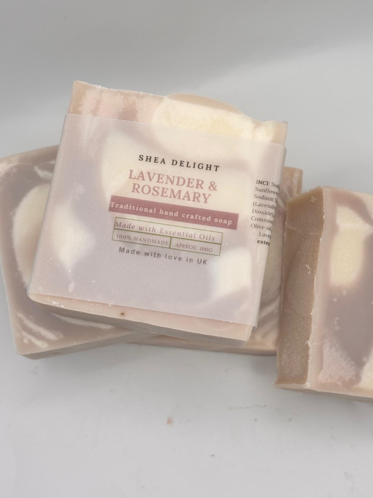 Lavendar & Rosemary Handmade Soap