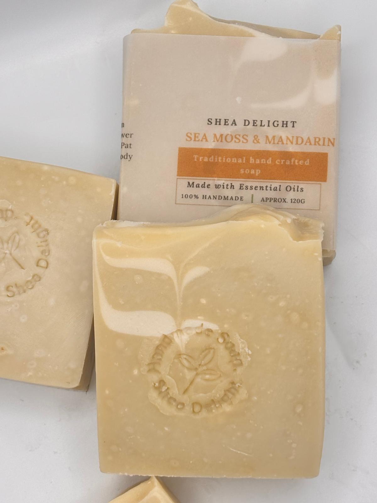 Seamoss & Mandarin Handmade Soap